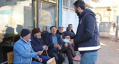 Polisten broşürlü uyarı