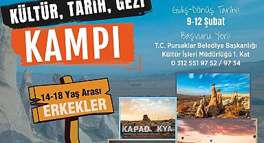 Pursaklar'da Gençlik Kampı vakti
