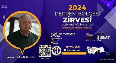 "Deprem Bölgesi Zirvesi" özel oturumu deprem, şehircilik ve sosyolojisi üzerine olacak