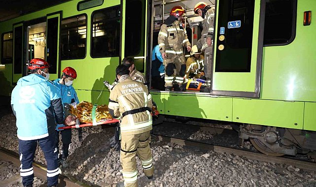 Raydan çıkan vagonda uluslararası tatbikat
