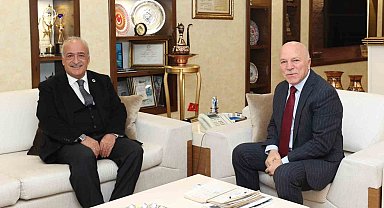 Rektör Çomaklı, Başkan Sekmen'in konuğu oldu