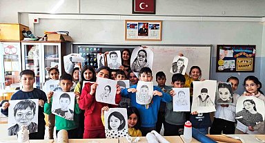 Ressamlardan Tunceli'deki çocuklara sürpriz