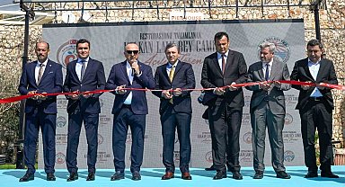 Restorasyonu tamamlanan tarihi Lami Bey Camisi açıldı