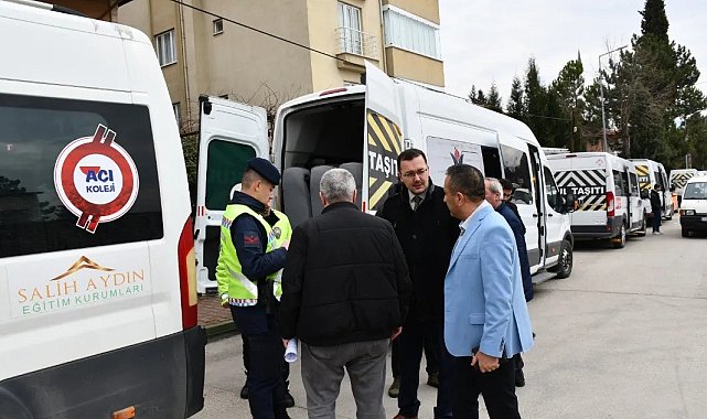 Safranbolu'da okul servisleri denetlendi