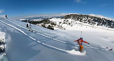 Sahara Milli Parkı, snowboard tutkunlarının yeni gözdesi oldu