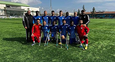 Şahinbey Ampute galibiyetle döndü 2-1