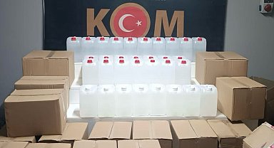 Sahte alkol üreten şahıslar yakalandı