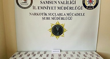 Samsun'da 672 adet sentetik ecza ele geçirildi: 1 gözaltı