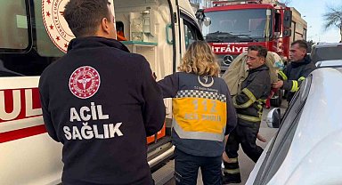 Samsun'da 8 katlı apartmanda yangın: 3 kişi dumandan etkilendi