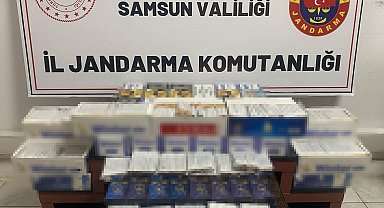Samsun'da binlerce dal sahte bandrollü makaron ele geçirildi