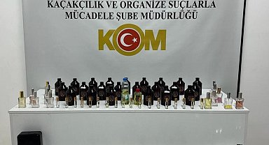 Samsun'da gümrük kaçağı parfüm ele geçirildi