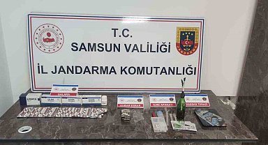 Samsun'da jandarmadan uyuşturucu operasyonu