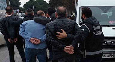 Samsun'da suç örgütü operasyonunda 5 tutuklama, 1 ev hapsi