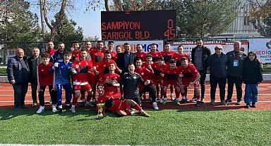 Sarıgöl Belediyespor 16'da 16 yaparak şampiyon oldu