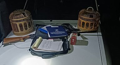 Sarıgöl'de kaçak keklik avcıları yakalandı