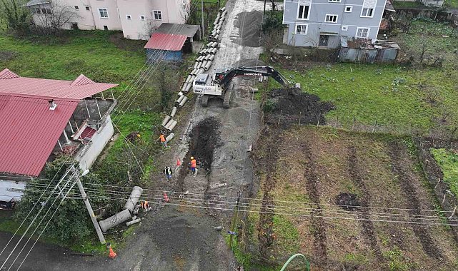 SASKİ'den Terme'de su baskınlarını önleyecek çalışma