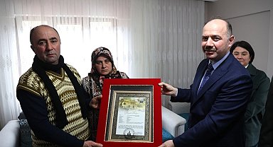 Şehit ailesine "Şehadet Beratı" takdim edildi