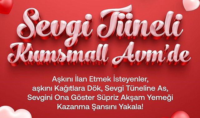 Sevginin merkezi 'KUMSmall AVM'