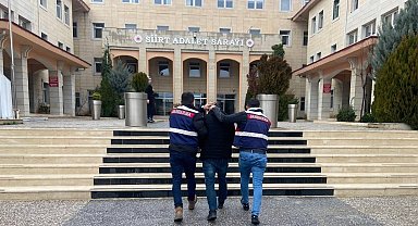 Siirt'te 18 yıl hapis cezası bulunan firari hükümlü yakalandı