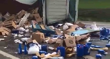 Siirt'te kamyonet devrildi: 1 yaralı