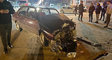 Siirt'te trafik kazası: 1 yaralı