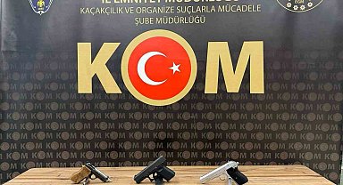 Silah kaçakçılarına Manisa merkezli operasyon: 9 gözaltı