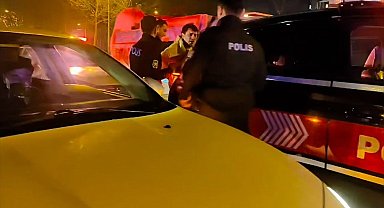 Şişli'de iki grup arasında çıkan kavgaya polis havaya ateş ederek müdahale etti... O anlar kamerada