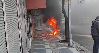 Siverek'te patlayan elektrik panosu korkuya neden oldu