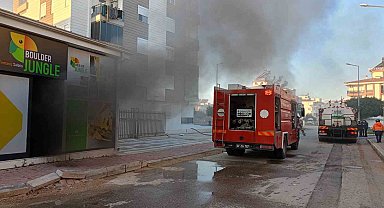 Soba karşısında kurumaya bırakılan süngerler yangına sebep oldu