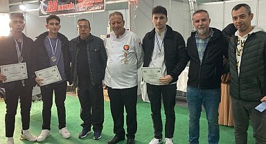 Sökeli öğrencilerin tabakları ödül aldı