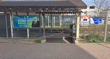 Su basan alt geçit kapatıldı