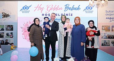 Sultangazi'de 300 minik için "Hoş Geldin Bebek" programı düzenlendi