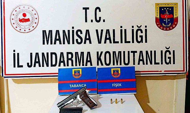 Şüpheli şahsın üzerinden tabanca çıktı