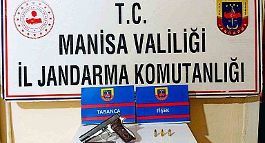 Şüpheli şahsın üzerinden tabanca çıktı