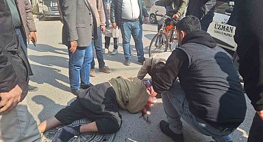 Sürücü adayının çarptığı yaya yaralandı