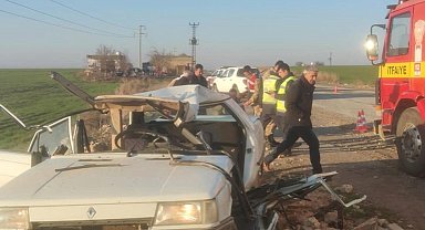 Sürücüsünün kontrolünü kaybeden otomobil takla attı: 1 yaralı