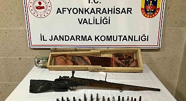 Tarihi değere sahip tüfek ele geçirildi