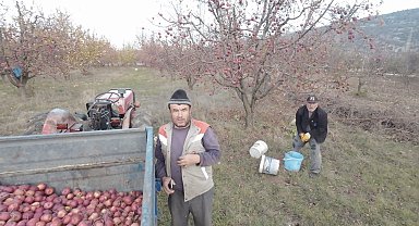 Tarlada çalışan babaya 'dron' şakası gülme krizine soktu