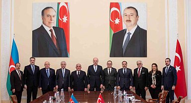 TBMM Başkanı Kurtulmuş, Azerbaycan Başbakanı Asadov ile görüştü