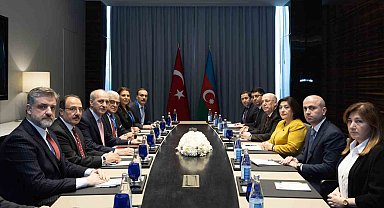 TBMM Başkanı Kurtulmuş, Azerbaycan Milli Meclisi Başkanı Gafarova ile görüştü