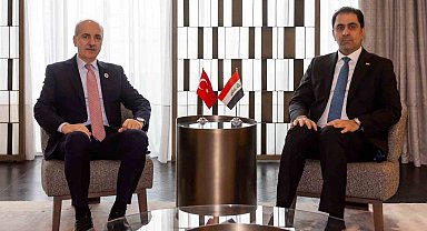 TBMM Başkanı Kurtulmuş, Irak Temsilciler Meclisi Başkanvekili Mendelavi ile görüştü