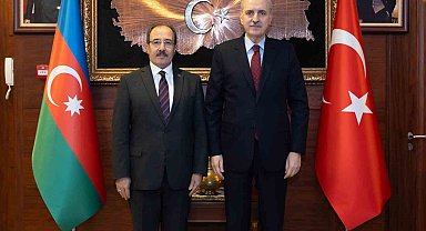 TBMM Başkanı Kurtulmuş, Türkiye'nin Bakü Büyükelçiliğini ziyaret etti