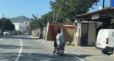 Tehlikeli yolculuk kamerada