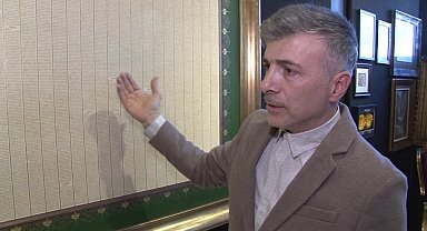Tek levhada Kur'an-ı Kerim ayetleri birleştirildi