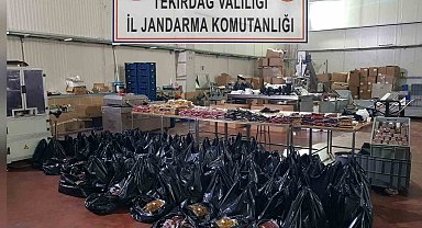 Tekirdağ'da 3 ton nargile tütünü ele geçirildi