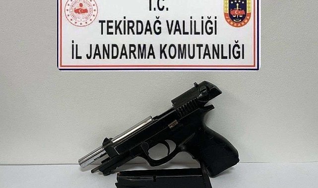 Tekirdağ'da uyuşturucu ve silah ele geçirildi