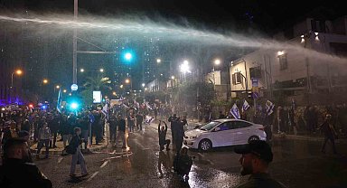 Tel Aviv'de Netanyahu protestosu: 21 gözaltı
