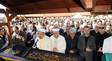 Ticaret Bakanı Ömer Bolat'ın babası son yolculuğuna uğurlandı