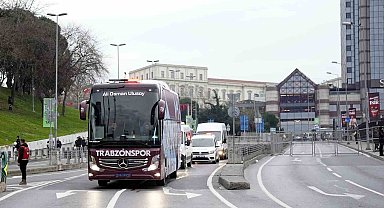 Trabzonspor, stada giriş yaptı
