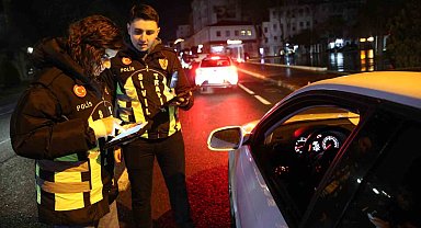 Trafik polisinden şehrin her köşesine eş zamanlı denetim